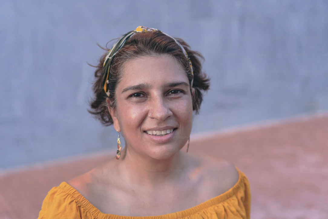 Mujer sonriendo